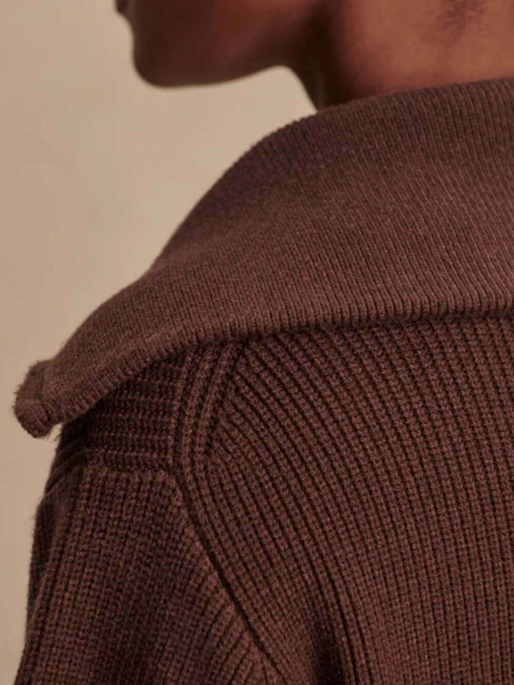 New NoName Grey Chunky Zip-up Cashmere Cardigan Jacket - Picture 3 of 8